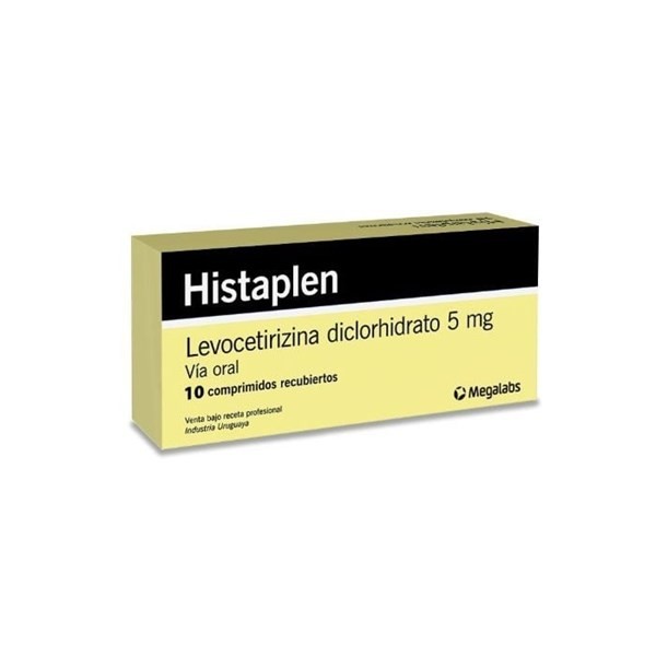 Histaplen 5 Mg | 10 Comprimidos | Levocetirizina #1