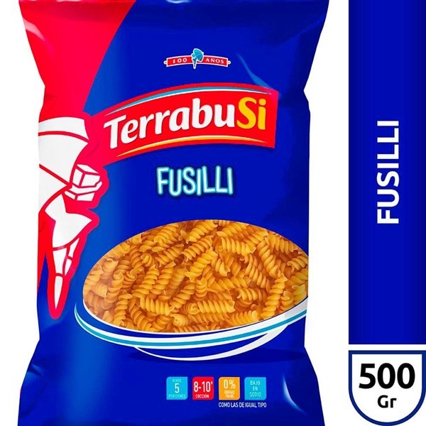 Fideos Terrabusi Fusilli 500 Xg