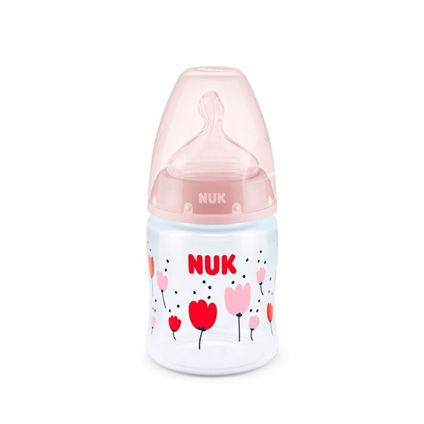 Mamadera Nuk Control de Temperatura Tulipan 0-6 m x 150 ml #1