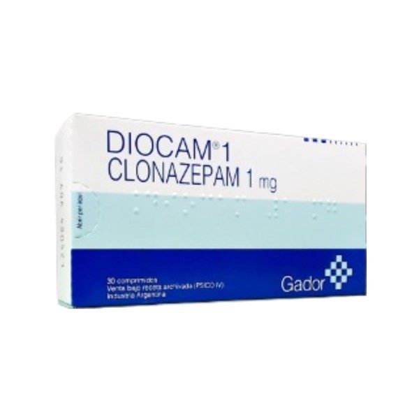Gador Diocam 1 Mg Clonazepam x 30 Comp #1