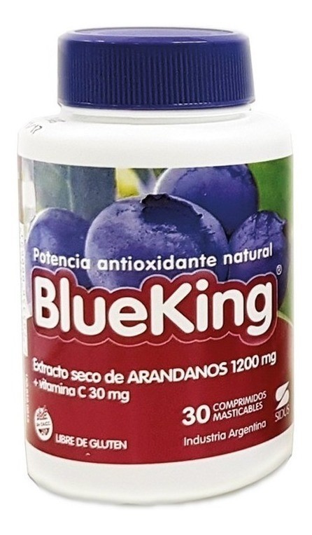 Blueking Antioxidante Masticables Por 30 compimidos alt