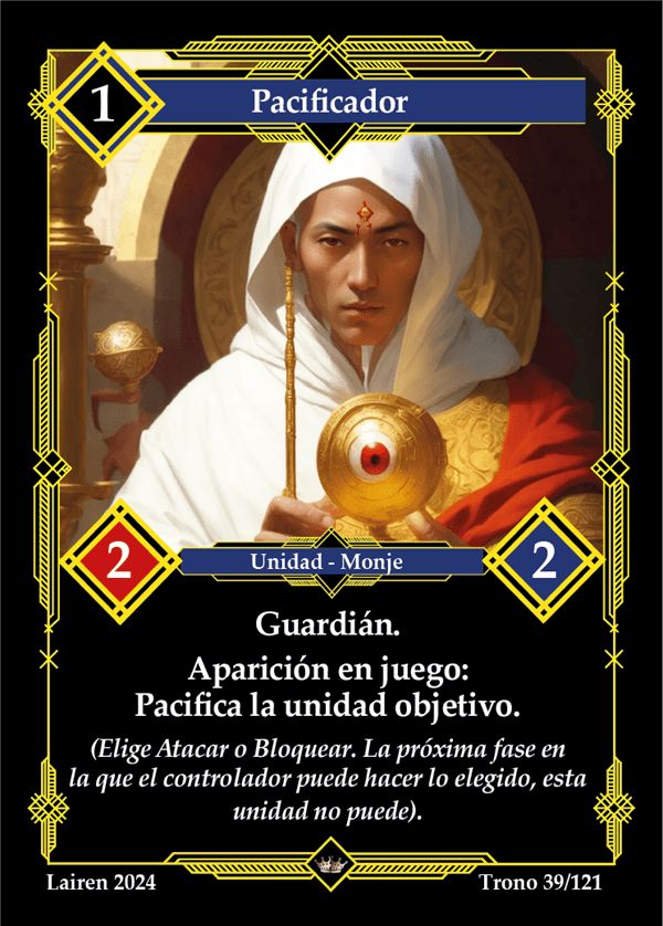 039 Pacificador 1ra Edicion - Coste 1