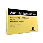 Roemmers Amoxidal Respiratorio Amoxicilina + Ambroxol x 16 Comp Recubiertos #1