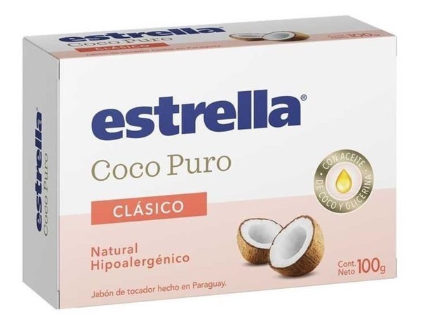 Estrella Jabon en Barra Coco Clásico 100 gr
