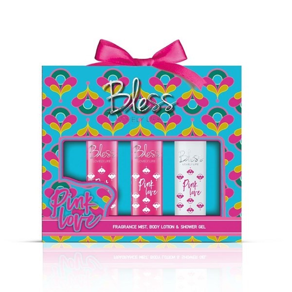 Bless Estuche Trio Pink Love (Body Splash + Shower Gel + Body Lotion) #1
