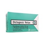 Trb-Pharma Diclogesic Relax Diclofenac + Pridinol x 20 Comp #1