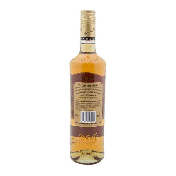 Ron Bacardi Carta Oro 750 Ml alt