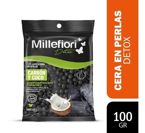 Millefiori Cera Depil En Perlas Detox 100gr