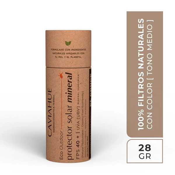 Caviahue Protector Solar Mineral Tono Medio Fps40 28 gr