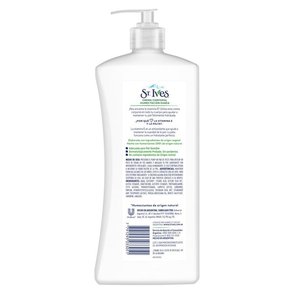 St Ives Crema Corporal Humectación Diaria 532 ml alt