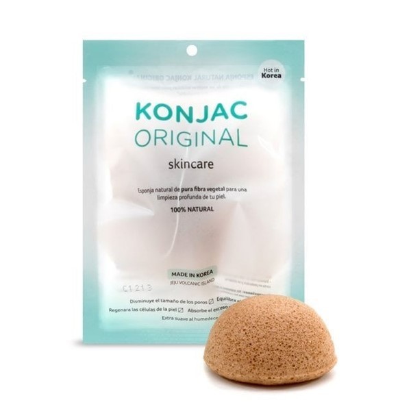 Konjac Esponja Facial Con Arcilla Amarilla alt