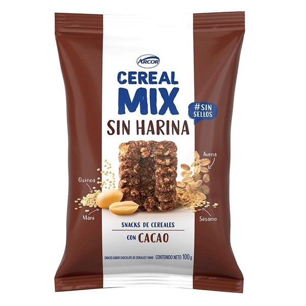 Snacks Cereal Mix Sin Harina Cacao x 100 g #1