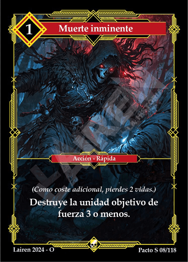 08 Muerte Inminente Precon Bruja Monje - Coste 1 #1