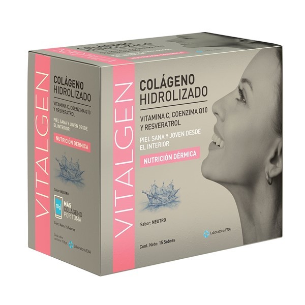 Colageno Hidrolizado Sabor Neutro 12 Gr (15 Sobres) alt
