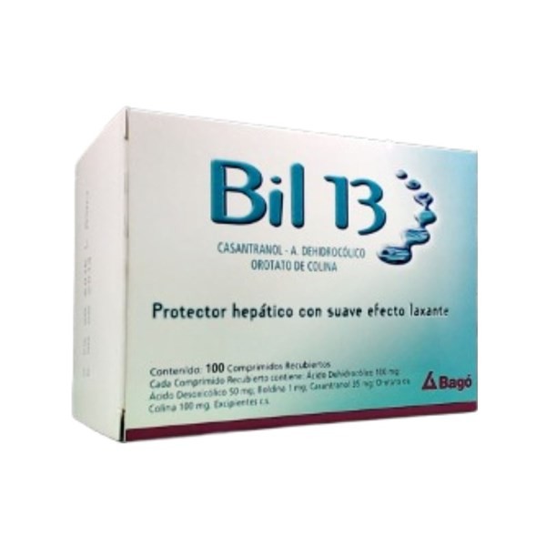 Bagó Bil 13 Ácido Dehidrocólico + Casantranol + Asoc. x 10 Comp #1