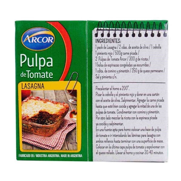 Pulpa De Tomate Suave Arcor 530 Gr alt