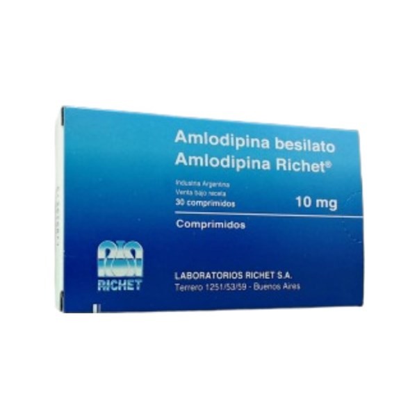 Laboratorios Richet Amlodipina Richet 10 Mg x 30 Comp #1
