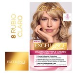 Excellence Kit Coloracion 8 Rubio Claro #3