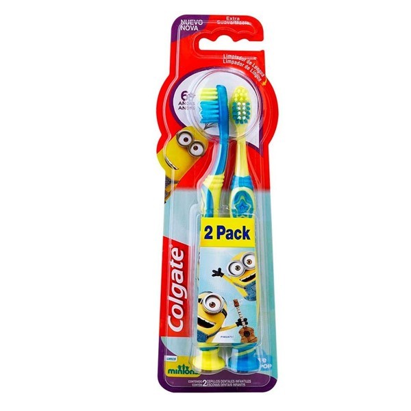 Cepillo Dental Colgate Smiles Minions 6+ Años 2 U alt