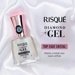 Risque Esmalte de Uñas en Gel Diamond Top Coat Color Efeito Cristal #2