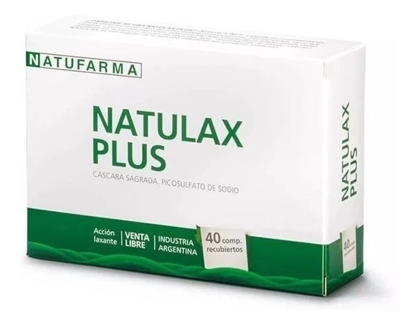 Natufarma Natulax Plus Cáscara Sagrada X 40 Comp. | Sabor Sin Sabor