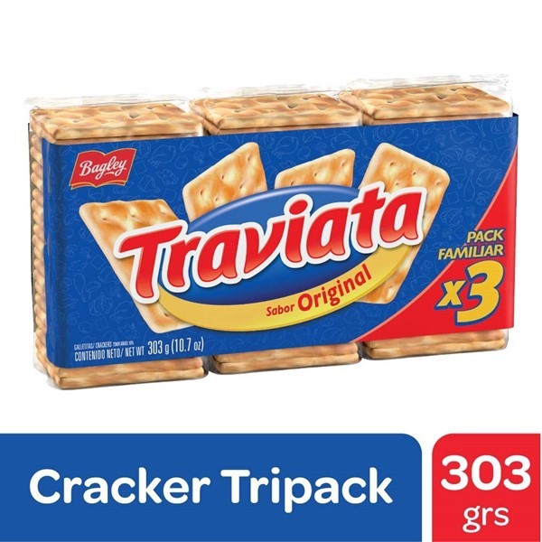 Galletitas De Agua Traviata 303 Gr #1