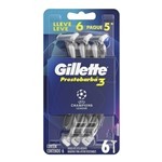 Gillette Máquinas Afeitar Prestobarba3 Champions League 6Uds #1