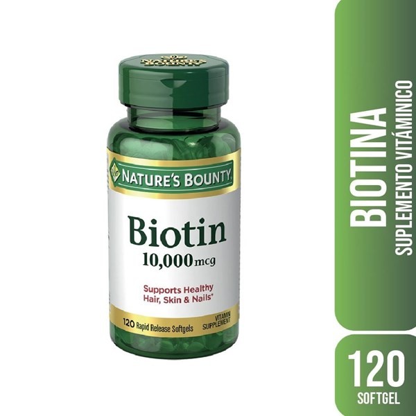 Nature'S Bounty Biotina 10000 Mcg  | 120 Capsulas