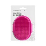 Cepillo Limpieza Mascota Simplicity Pet Silicona Fucsia #1