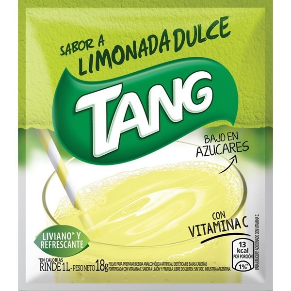 Jugo En Polvo Tang Limonada Dulce 18 Gr alt