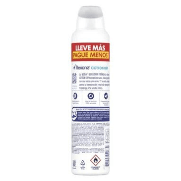 Rexona Desodorante Cotton Dry 250 ml alt