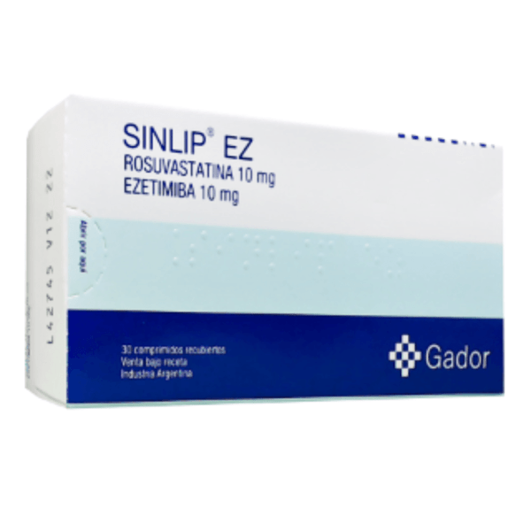 Gador Sinlip Ez Rosuvastatina + Ezetimibe 10 / 10 Mg x 30 Comp Recubiertos #1
