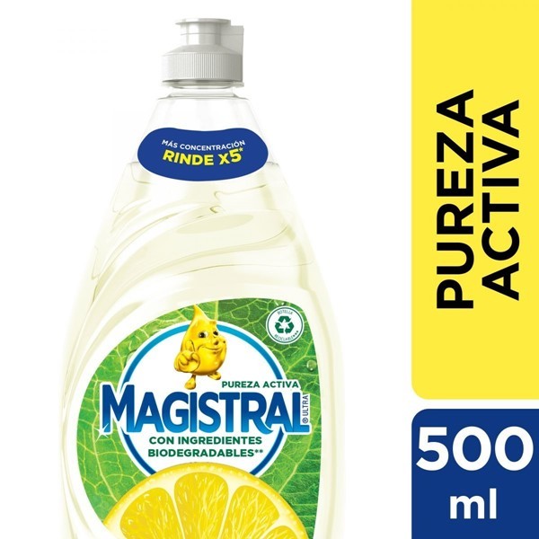 Magistral Detergente Ultra Pureza Activa 500 ml #1