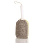 Basicare Esponja de Baño Con Mango Extensible Verde #2