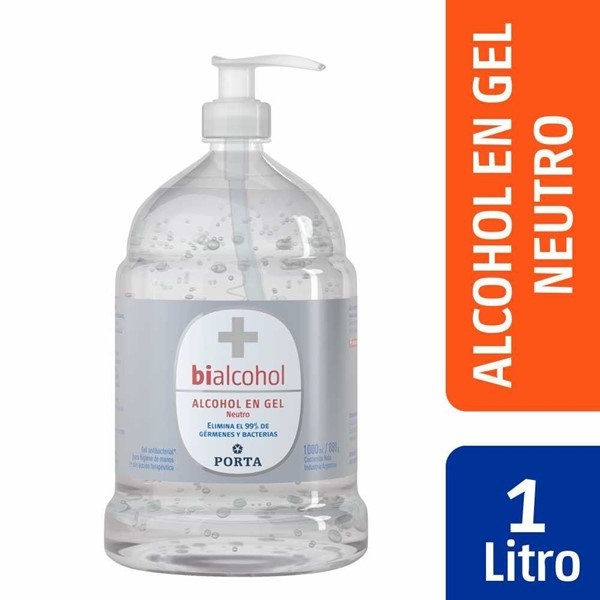Bialcohol Alcohol En Gel Con Glicerina Dosificador 1 Litro alt