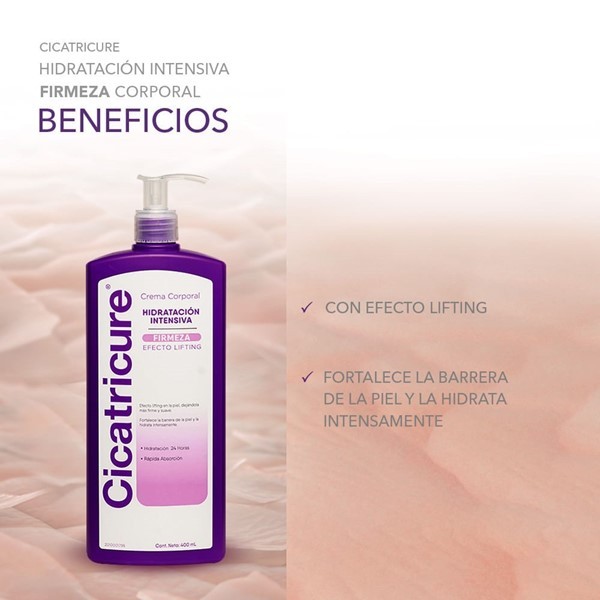 CICATRICURE Crema Corporal Hidratación Intensa-Firmeza | 400 ml alt