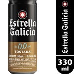 Cerveza Sin Alcohol 0.0% Estrella Galicia en Lata 330 ml #1