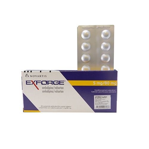 Exforge 5/80 Mg. | 28 comprimidos | Amlodipina + Valsartán #1