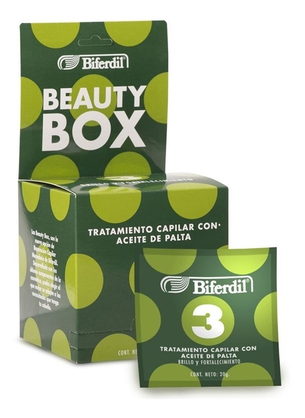 Biferdil Tratamiento Capilar Con Aceite de Palta 20 gr 24 Sachet alt