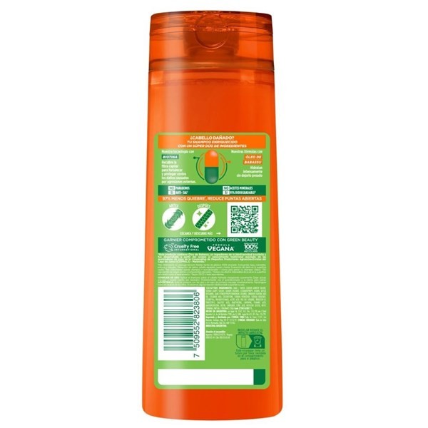 Shampoo Fructis Garnier Goodbye Daños x 350 ml alt
