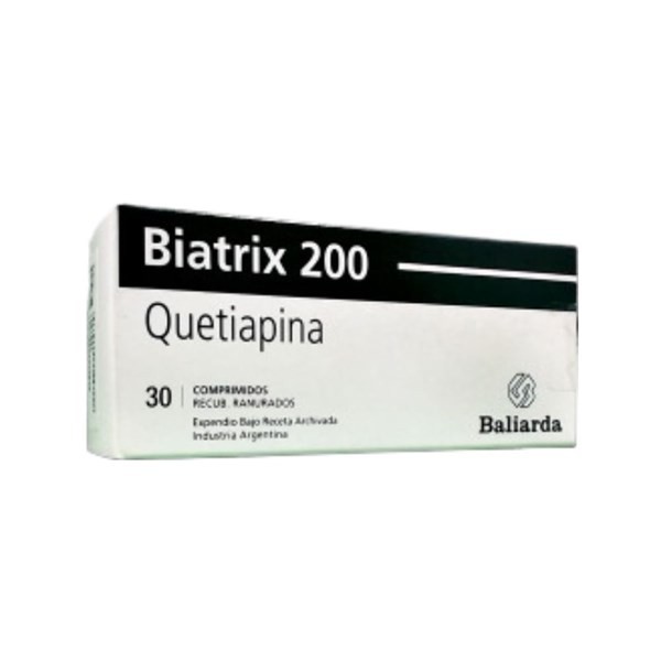 Baliarda Biatrix 200 Quetiapina 200 Mg x 30 Comp Recubiertos #1