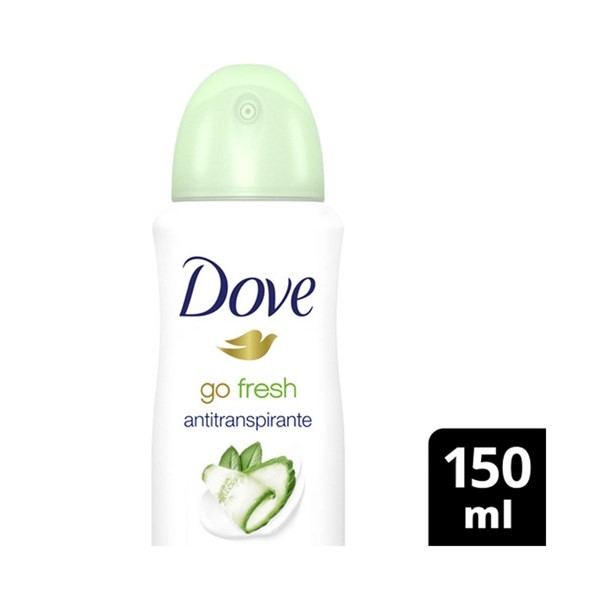 Antitranspirante En Aerosol Dove Pepino Y Té Verde 150 Cc. #1