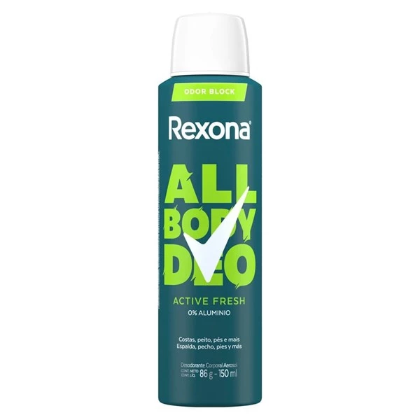 Desodorante Rexona All Body Deo Active Fresh x 150 ml