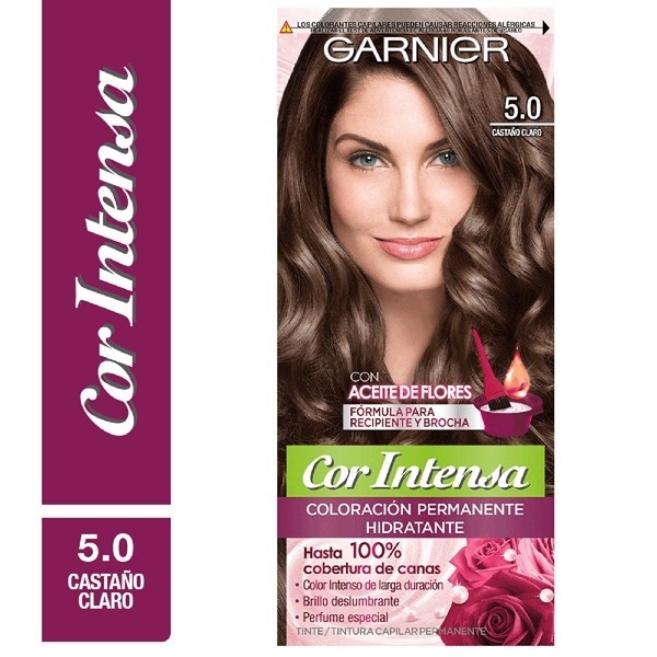 Garnier Kit Coloracion Cor Intensa 5.0 Castaño Claro 5 Castano Claro alt