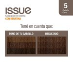 Issue Kit Tintura en Crema Keratin Color 5 Castaño Claro #7