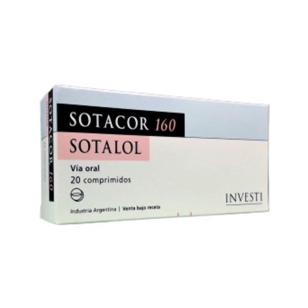 Siegfried Sotacor Sotalol 160 Mg x 20 Comp