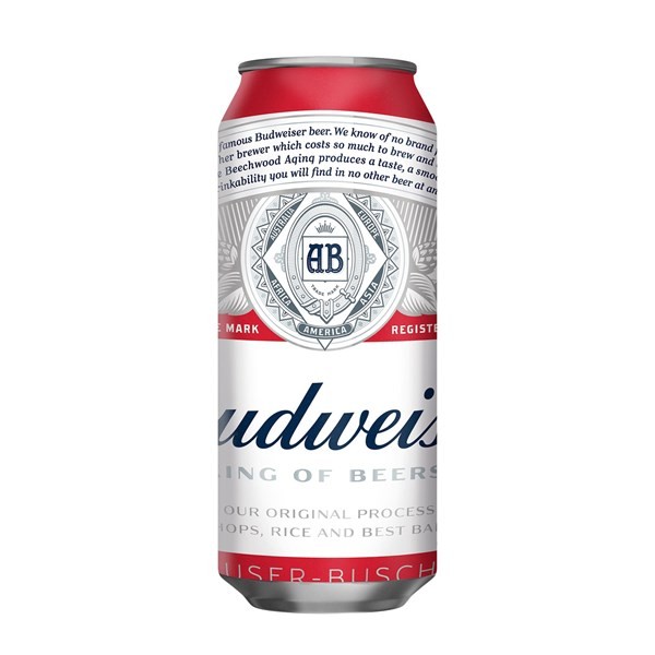 Cerveza Blanca Budweiser En Lata 710 Cc. #1