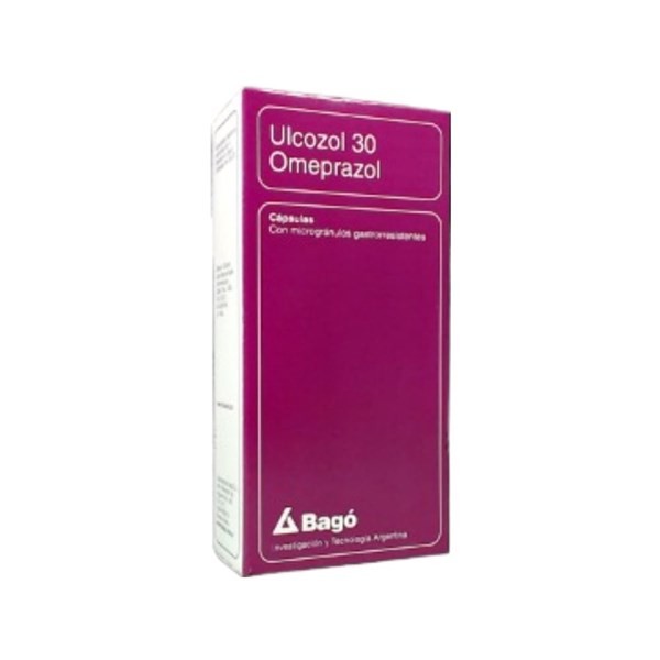 Bagó Ulcozol 30 30 Mg Omeprazol x 28 Cáps #1