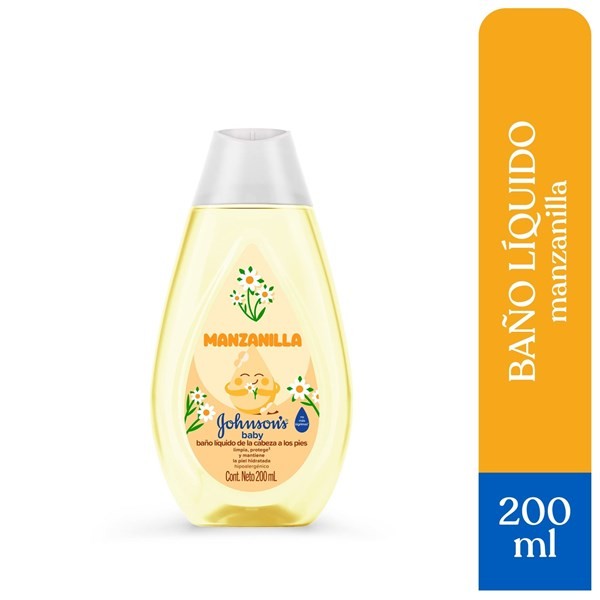 Johnsons Baño Liquido Manzanilla 200 ml #1
