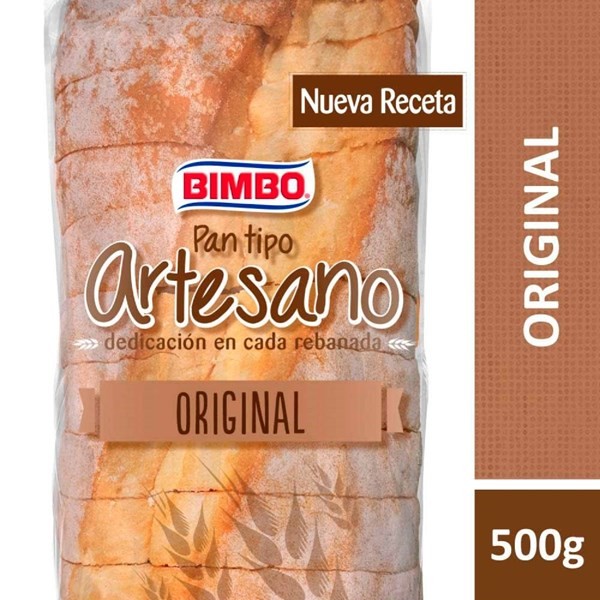 Pan Blanco Artesano Bimbo X 500 G #1